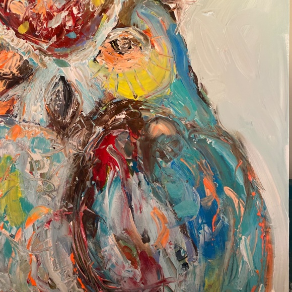 Original painting on canvas by  DorotaKormienkoArt 24x24x1inch - Picture 5 of 8